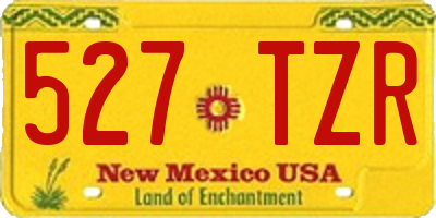 NM license plate 527TZR