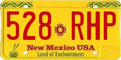 NM license plate 528RHP