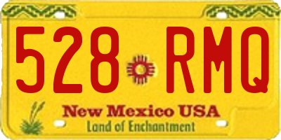 NM license plate 528RMQ