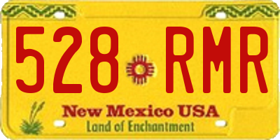 NM license plate 528RMR