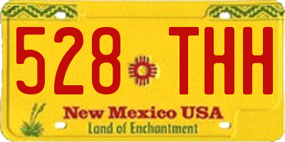 NM license plate 528THH