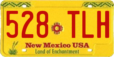 NM license plate 528TLH