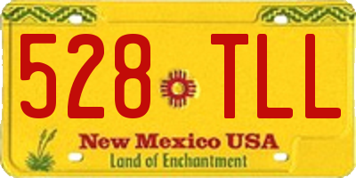 NM license plate 528TLL