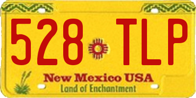 NM license plate 528TLP