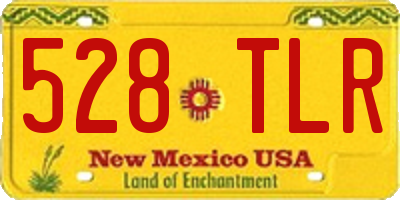 NM license plate 528TLR