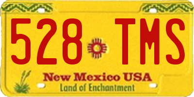 NM license plate 528TMS