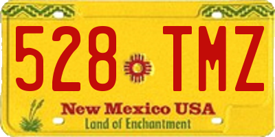 NM license plate 528TMZ