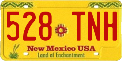 NM license plate 528TNH