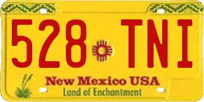 NM license plate 528TNI