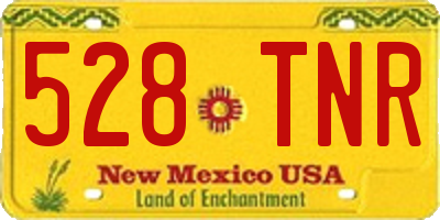 NM license plate 528TNR