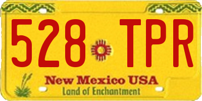 NM license plate 528TPR