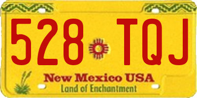 NM license plate 528TQJ