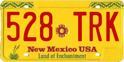 NM license plate 528TRK