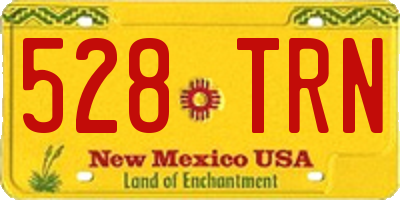 NM license plate 528TRN