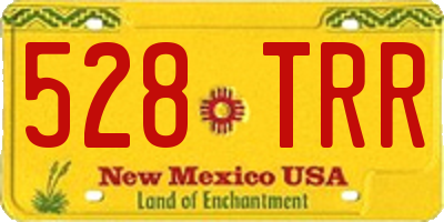 NM license plate 528TRR