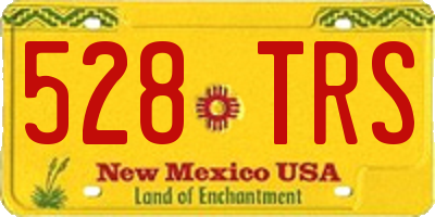 NM license plate 528TRS