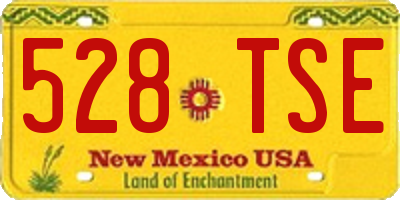 NM license plate 528TSE