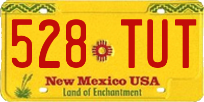NM license plate 528TUT
