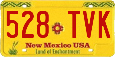 NM license plate 528TVK