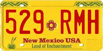 NM license plate 529RMH