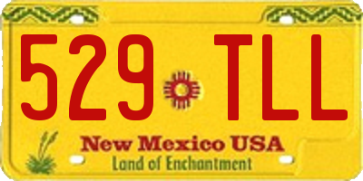 NM license plate 529TLL