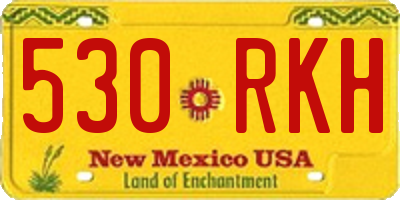 NM license plate 530RKH