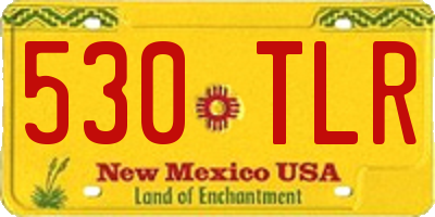 NM license plate 530TLR