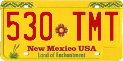 NM license plate 530TMT