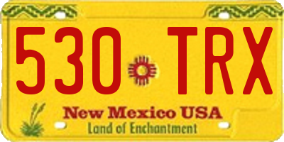 NM license plate 530TRX
