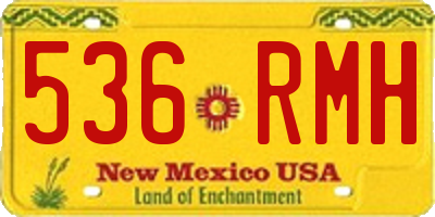 NM license plate 536RMH