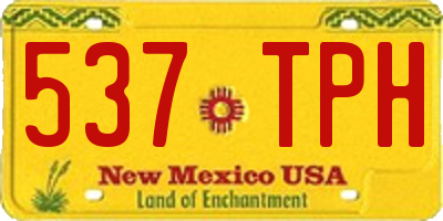 NM license plate 537TPH