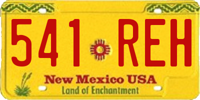 NM license plate 541REH