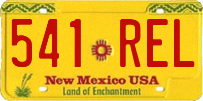 NM license plate 541REL