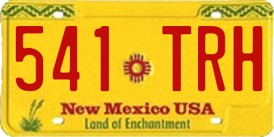 NM license plate 541TRH