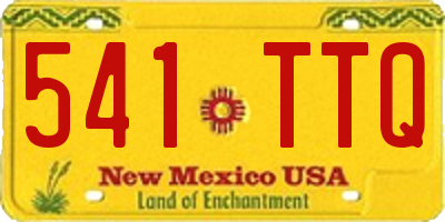 NM license plate 541TTQ