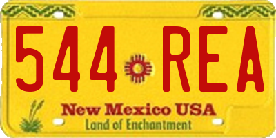 NM license plate 544REA