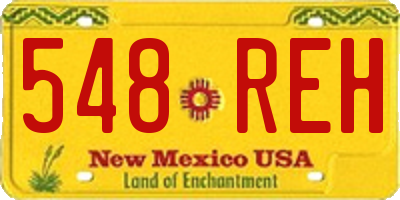 NM license plate 548REH