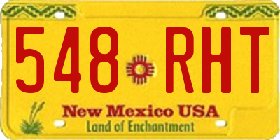 NM license plate 548RHT