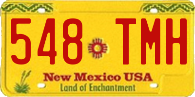 NM license plate 548TMH