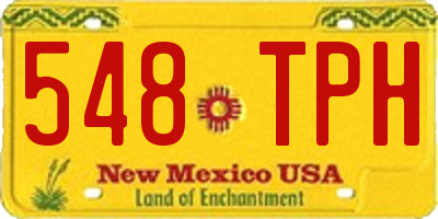 NM license plate 548TPH
