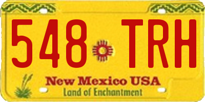 NM license plate 548TRH