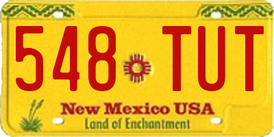 NM license plate 548TUT