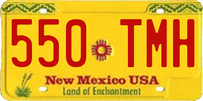 NM license plate 550TMH