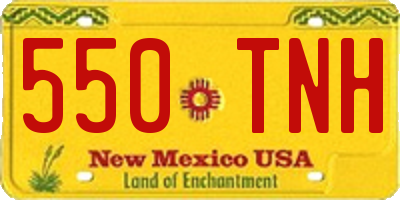 NM license plate 550TNH