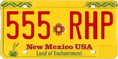 NM license plate 555RHP