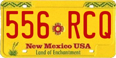 NM license plate 556RCQ