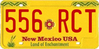 NM license plate 556RCT