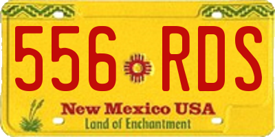 NM license plate 556RDS