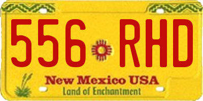 NM license plate 556RHD