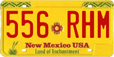 NM license plate 556RHM